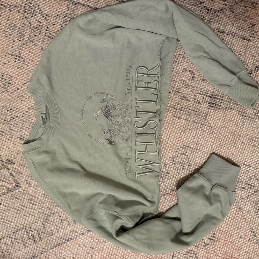 Garage Alpine Green Crewneck Sweater